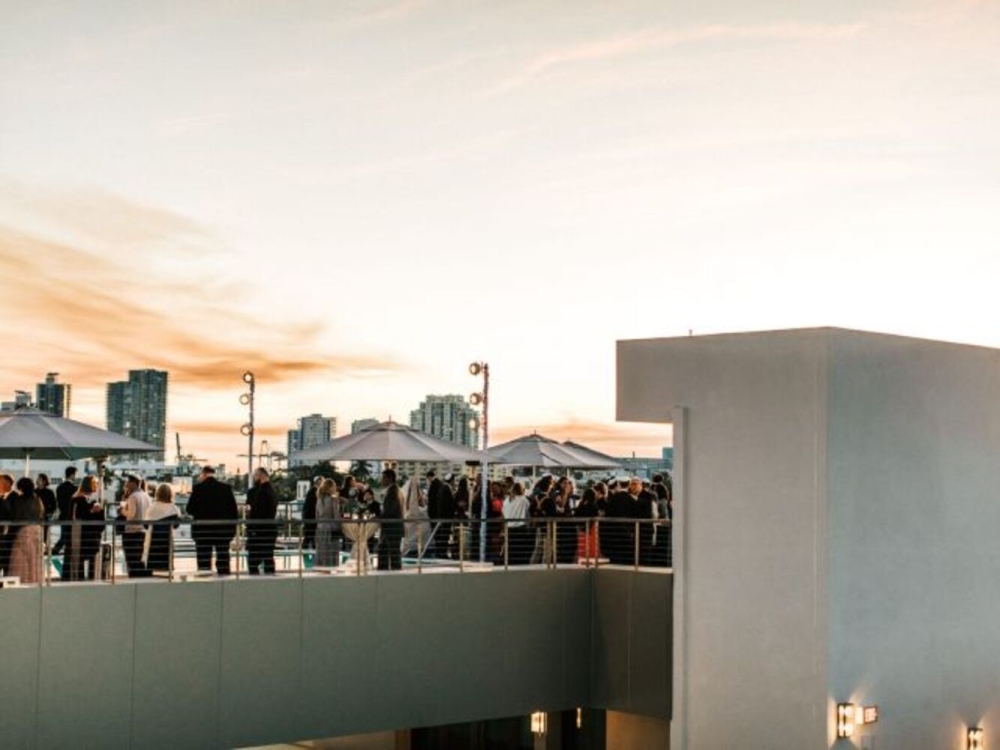 Rooftop pool deck